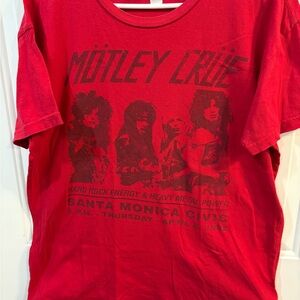 Red Mötley Crüe Graphic T-Shirt vintage 1982